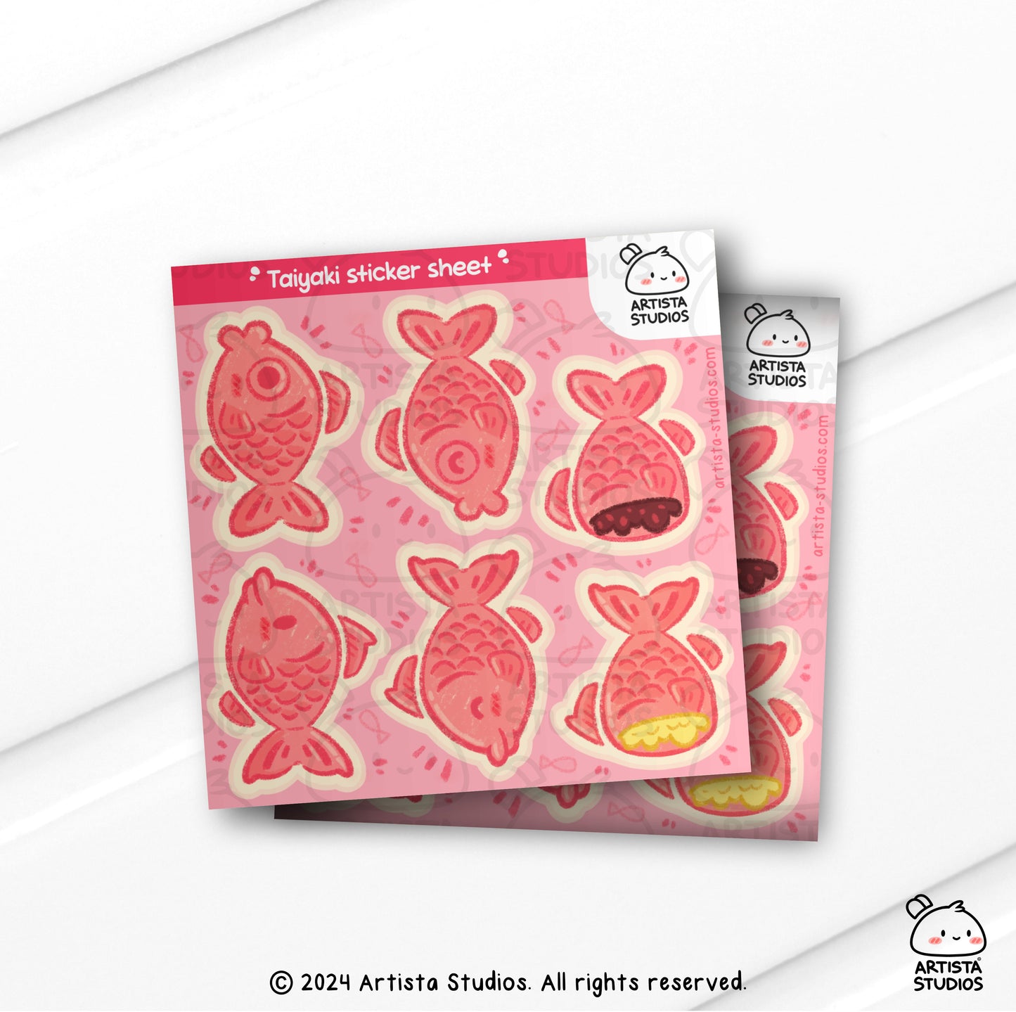 Taiyaki Vinyl Sticker sheet - Multicolor